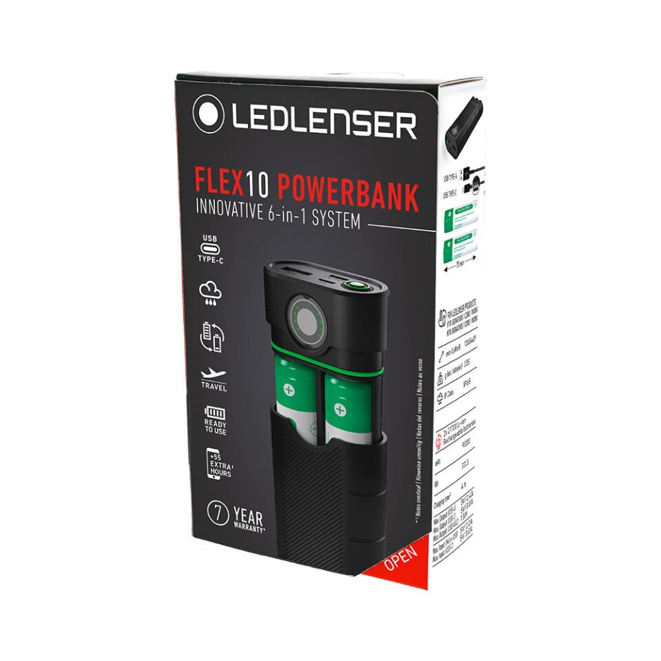 Flex10 Powerbank | Ledlenser Türkiye – Resmi Distribütör Web Sitesi