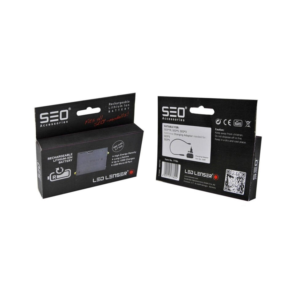 Şarj Edilebilir 880 mAh Seo Pil